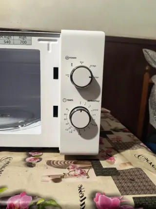 Microondas OK. Blanco