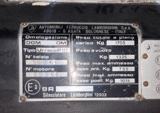 Lamborghini Urraco GL200 1975