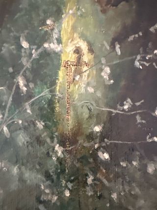 Duo cuadros pintados al óleo - antigüedad