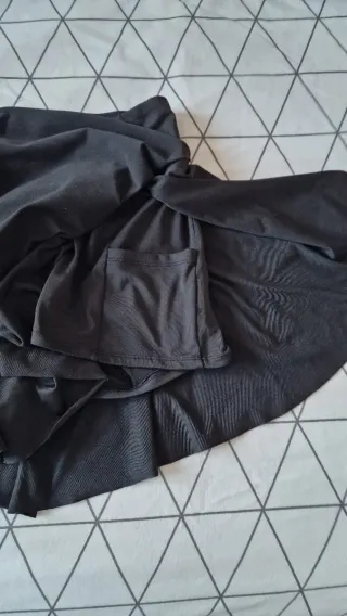 Falda pantalón con volantes