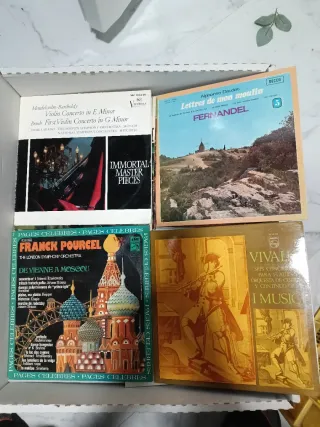 Lote Vinilos Clásica Mozart, Schumann, Prokofiev