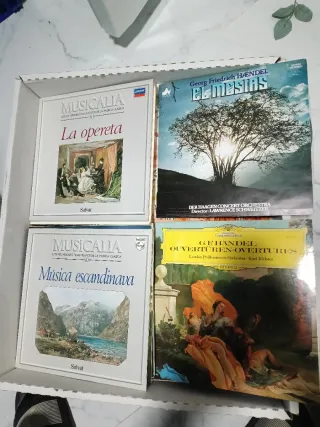 Lote Vinilos Clásica Mozart, Schumann, Prokofiev
