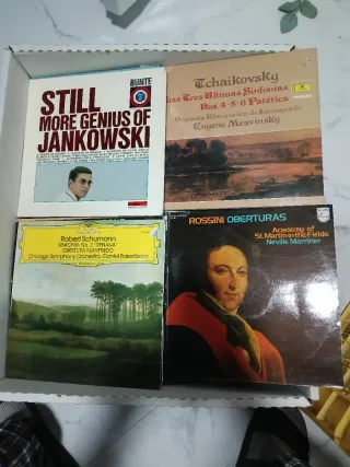 Lote Vinilos Clásica Mozart, Schumann, Prokofiev