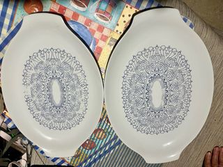 Sopera vintage porcelana azul y blanca