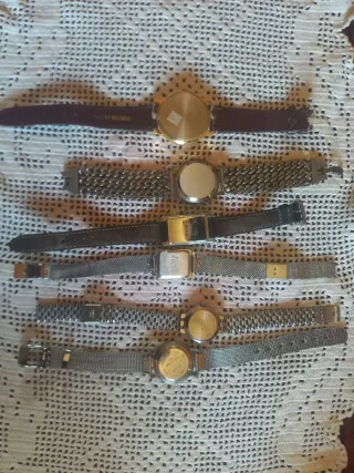 Lotto 6 orologi per pezzi di ricambio