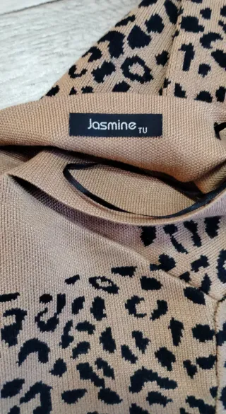 Abito corto animalier