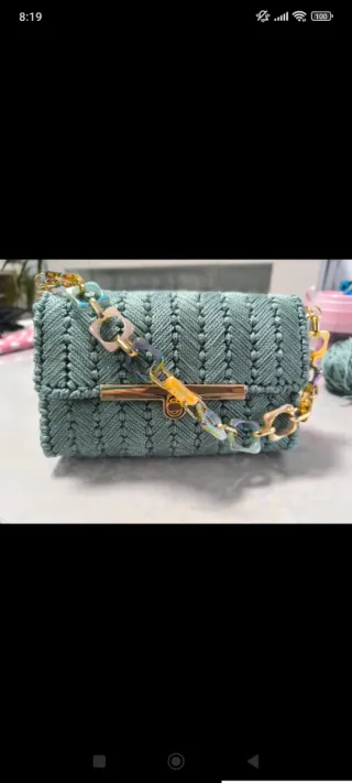 Bolso de fiesta hecho a mano