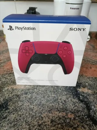 Caja del Mando DualSense PS5 Sony Rojo burdeos