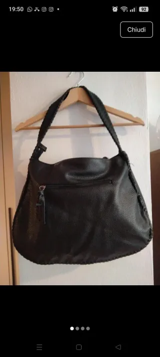 Borsa nera in similpelle