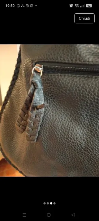 Borsa nera in similpelle