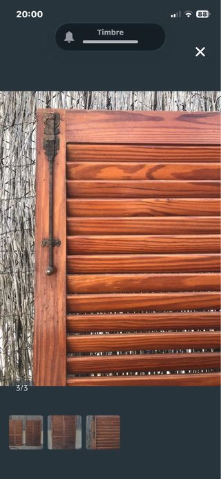 Puertas Celosía Menorquina Veneciana Madera Maciza