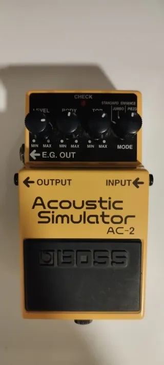 Boss AC-2 Simulador Acústico Pedal Guitarra