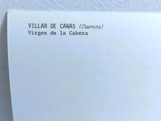 Postal Virgen de la Cabeza devocional