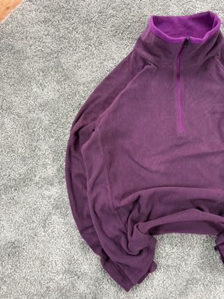 Columbia Fleece Media Cremallera Morado