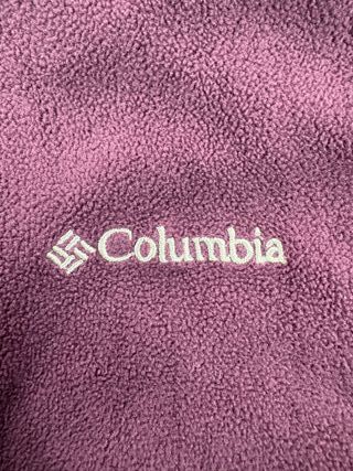 Columbia Fleece Media Cremallera Morado