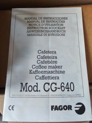 Cafetera Fagor Piccolo CG-640