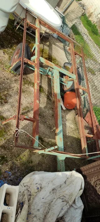 Chasis remolque con freno