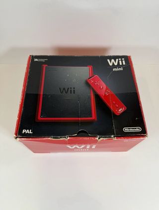 NINTENDO WII MINI COMPLETA + MARIO KART WII
