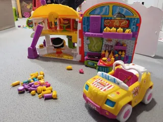 Pinypon Casa Hamburguesería y Coche