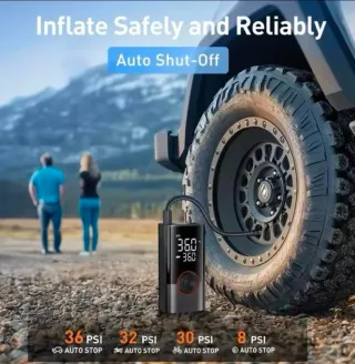 Compressore Aria Portatile Auto Moto Bici