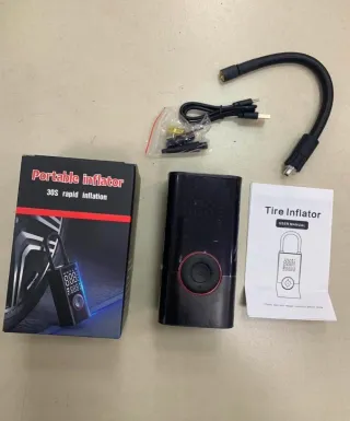 Compressore Aria Portatile Auto Moto Bici