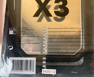 Specchio ingranditore Elite Models + Spazzola