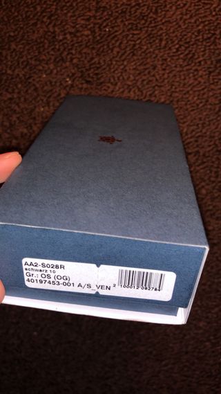 Reloj Amelia Parker Negro/Dorado Nuevo