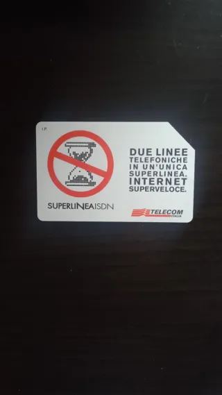 Telecom Italia Carta Telefonica Superlinea ISDN