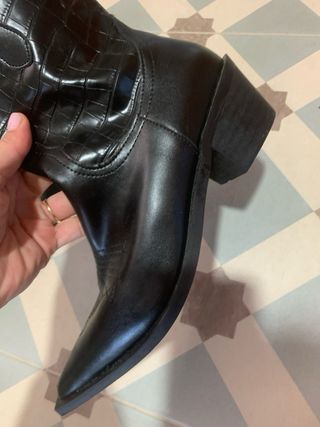 Botas Cowboy Negras Talla 39