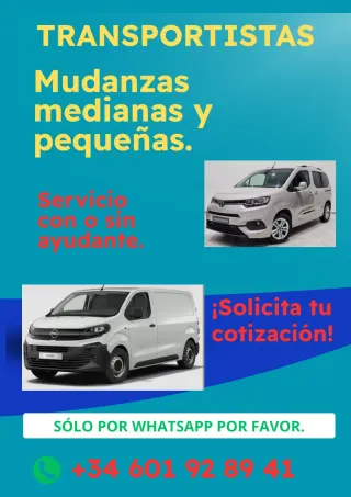 Servicio de transporte/mudanzas