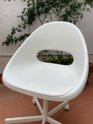 Silla Escritorio Ikea LOBERGET / SIBBEN Blanca