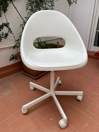 Silla Escritorio Ikea LOBERGET / SIBBEN Blanca