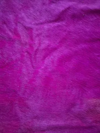 Tappeto cavallino pelle fucsia