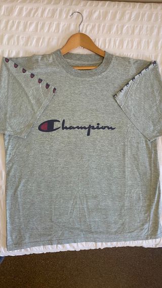 Camiseta Champion Gris Vintage