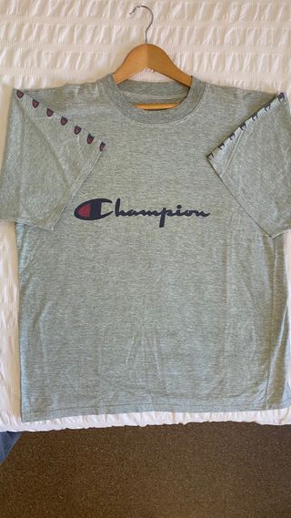 Camiseta Champion Gris Vintage