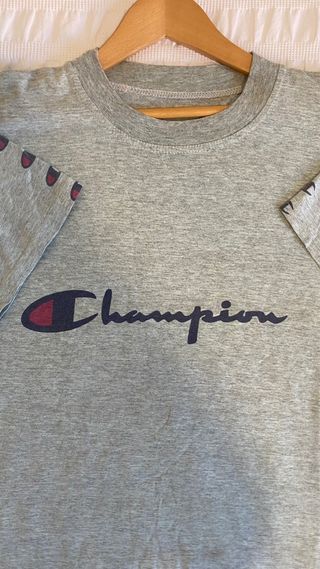 Camiseta Champion Gris Vintage