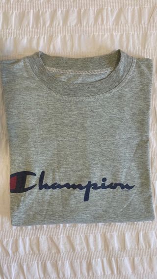 Camiseta Champion Gris Vintage