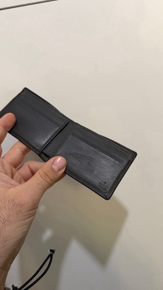 Portafoglio Gucci Pelle Nera Signature