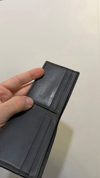 Portafoglio Gucci Pelle Nera Signature