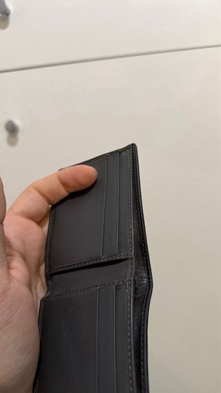 Portafoglio Gucci Pelle Nera Signature