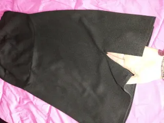 Vestito Mixerì, taglia S, elegante, nero. Elastico