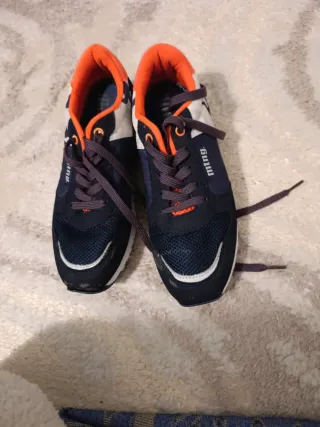 Sneakers sportive MTNG blu e arancione