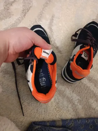 Sneakers sportive MTNG blu e arancione