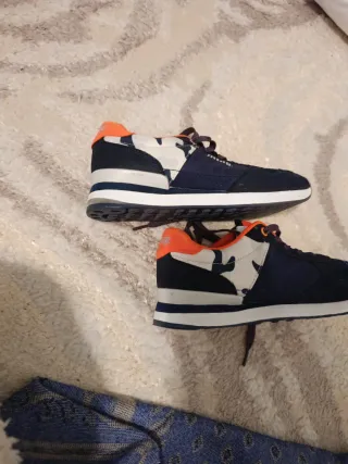 Sneakers sportive MTNG blu e arancione