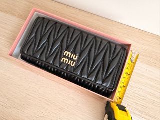 Portafoglio Miu Miu Nero