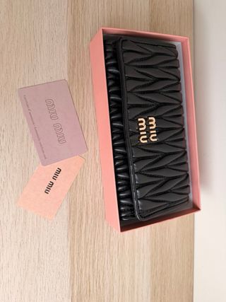 Portafoglio Miu Miu Nero