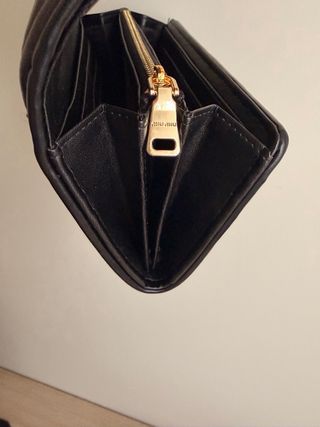 Portafoglio Miu Miu Nero