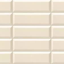 Azulejo porcelánico biselado marfil