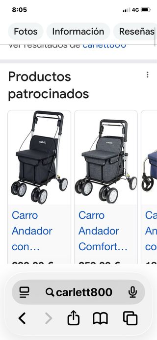 Carlett Carrito Ayuda Movilidad