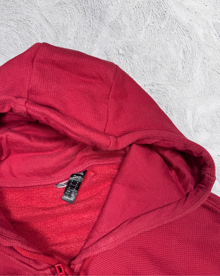Sudadera Adidas Roja con Cremallera